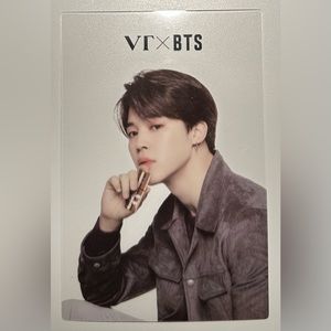 Official BTS × VT Cosmetic Clear Transparent Photocard Jimin, Park Jimin